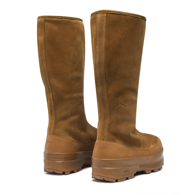 Alta Badia Shearling Cognac Suede W